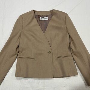Max Mara 100% Camel Hair Blazer, US10, Made in Italy